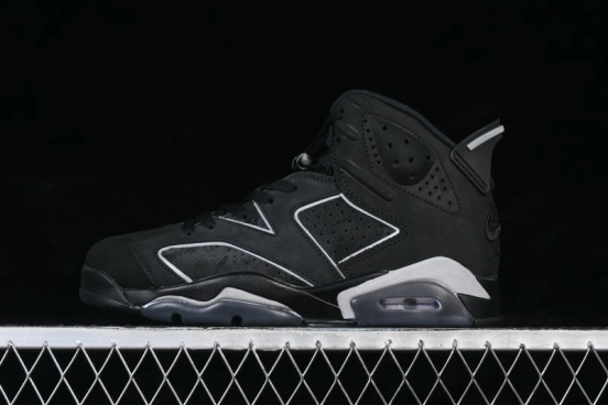 Nike Air Jordan 6 Retro Running Shoes with Premium Suede Upper and 3M Reflective Accents - IR2266-010