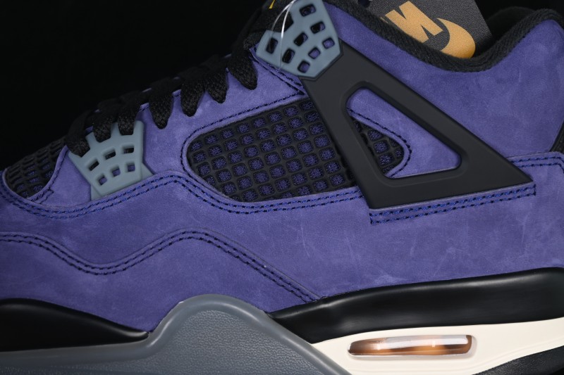 Nike Air Jordan 4 Retro OG 'Lakers' Basketball Shoes with Premium Leather and Iconic Design - FV5029-500