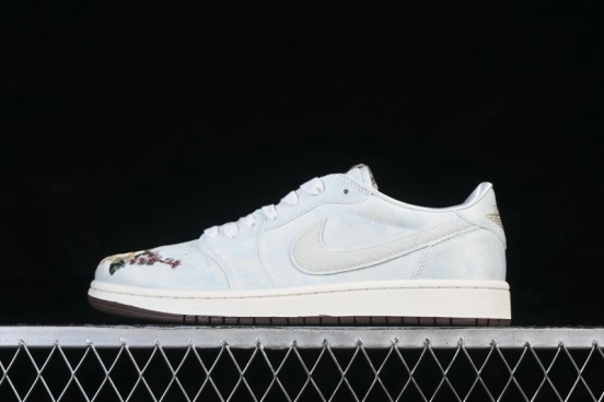 Nike Air Jordan 1 Low Suzhou Embroidery Low-Top Basketball Shoes - IQ1109-011
