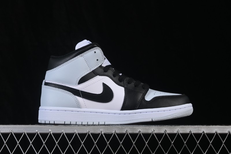 Nike Air Jordan 1 Mid Retro Basketball Casual Shoes with Classic Color Blocking - DQ8426-002