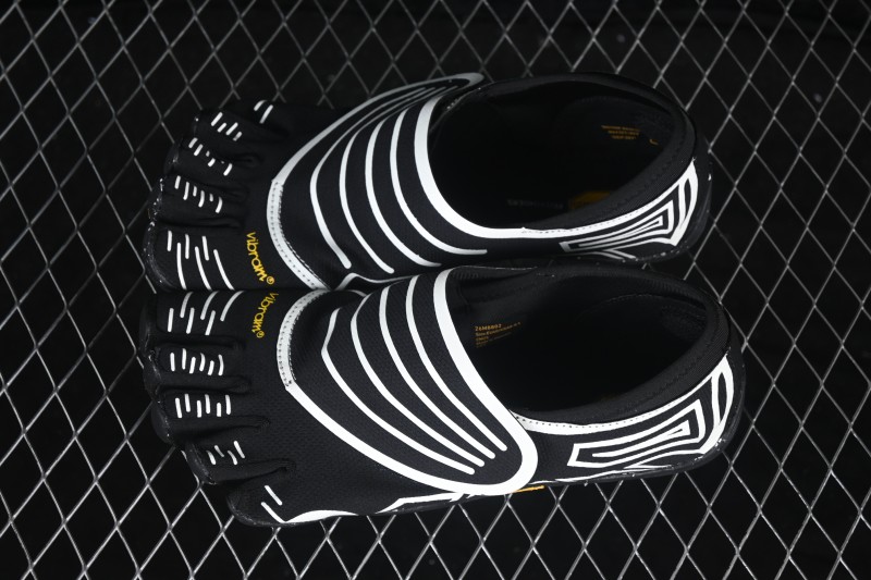 Vibram GroundSplay Barefoot Training Squat Support Quick-Dry Five-Toe Shoes - 26M8802 Black Ivory