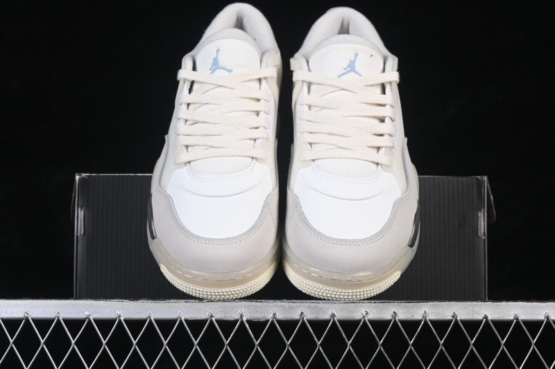 Nike Air Jordan 4 Remastered Retro Sneakers with Mixed Textile, Leather and Suede Upper - IB8857-141