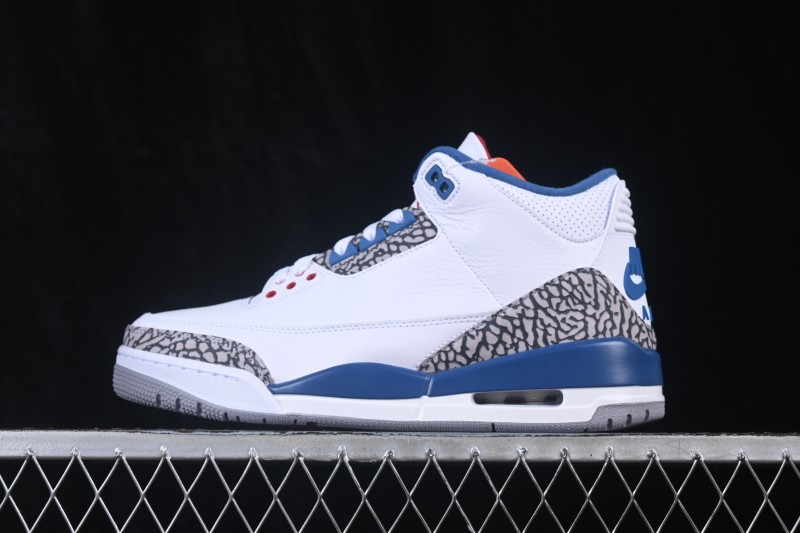 Nike Air Jordan 3 Retro True Blue Men's Basketball Shoes - IF4396-104