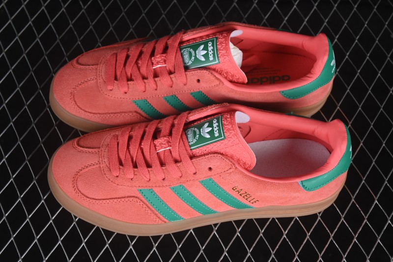 Adidas Originals Gazelle Indoor Retro Low-Top Casual Sneakers with Non-Slip and Abrasion-Resistant Sole - JH5407