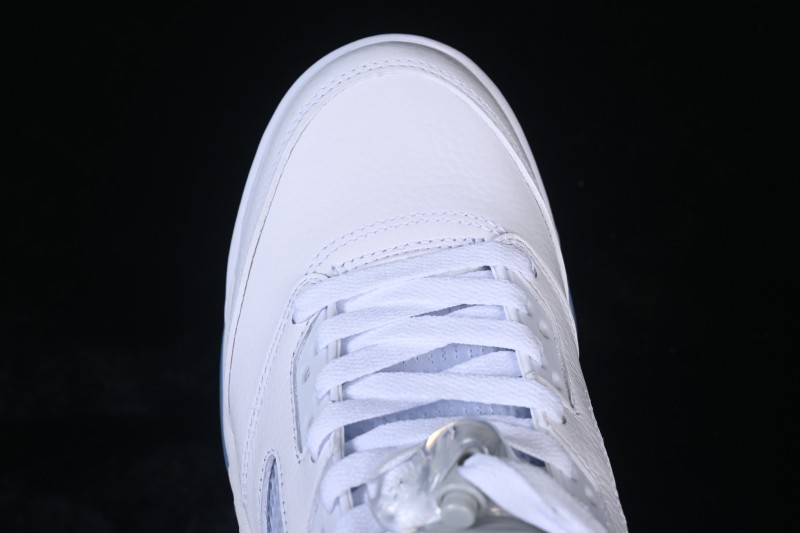 Nike Air Jordan 5 Retro OG 'White Metallic' Basketball Shoes with Iconic Design - HQ7978-103