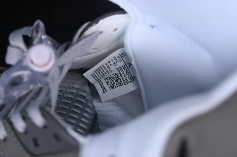 Nike Air Jordan 5 Wolf Grey Basketball Shoes with Premium Leather Upper - DD0587-002