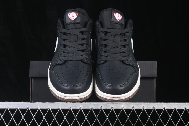 Nike Air Jordan 1 Low Retro Basketball Shoes with Classic Black and White Colorway - IO2047-001