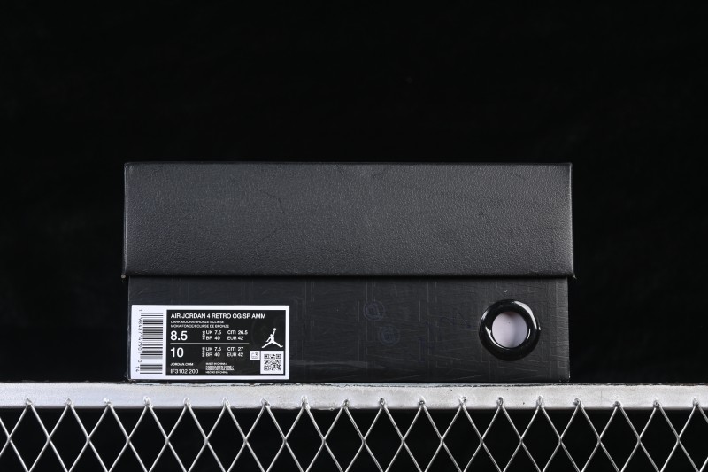 A Ma Maniere x Nike Air Jordan 4 Retro 'Dark Mocha' Premium Lifestyle Sneakers - IF3102-200