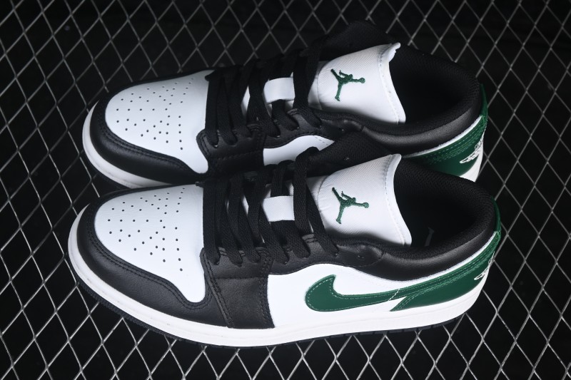 Nike Air Jordan 1 Low Retro Basketball Shoes with Classic Color Blocking - 553558-047