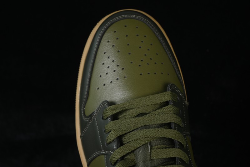 Air Jordan 1 Low OG Retro Basketball Shoes with Woven Leather Upper - IR0840-325