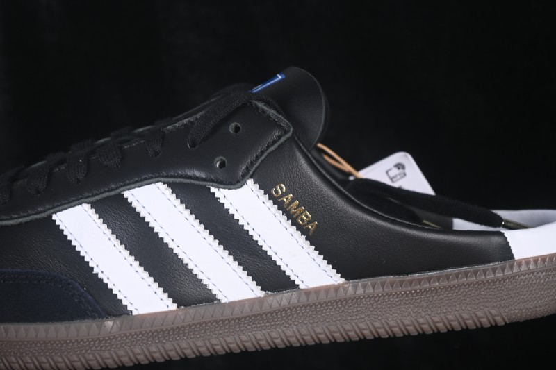 Adidas Samba OG Casual Half-Slip-On Sneakers in Premium Leather - LB3815