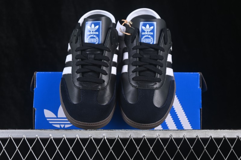 Adidas Samba OG Casual Half-Slip-On Sneakers in Premium Leather - LB3815
