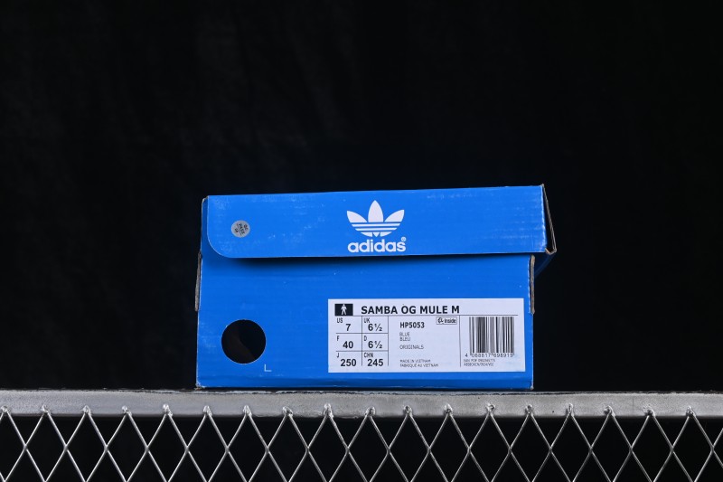 Adidas Samba OG Mule Casual Slide Sandals with Retro Design - HP5053