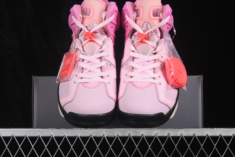 Nike Air Jordan 6 Retro Awake NY Collaboration Sneakers in Playful Pink - IQ5706-600