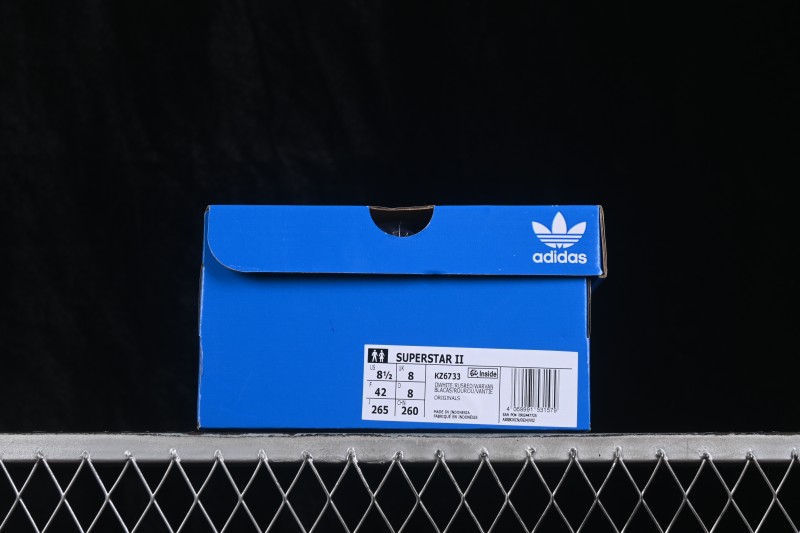 Adidas Originals Superstar II Classic Shell-Toe Casual Sneakers - KZ6733