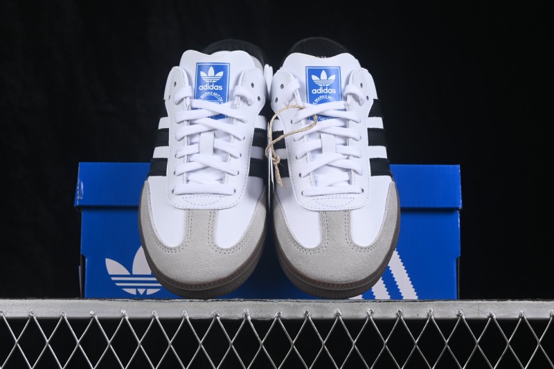 Adidas Samba OG Casual Half-Slip-On Shoes with Retro Design - LB3814