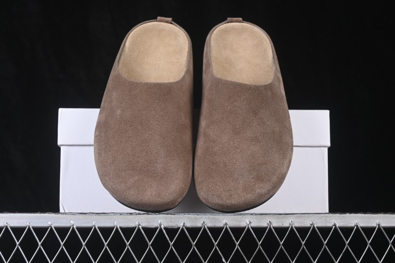 The Row Hudson Round Toe Half-Head Casual Mule Slippers - ALP