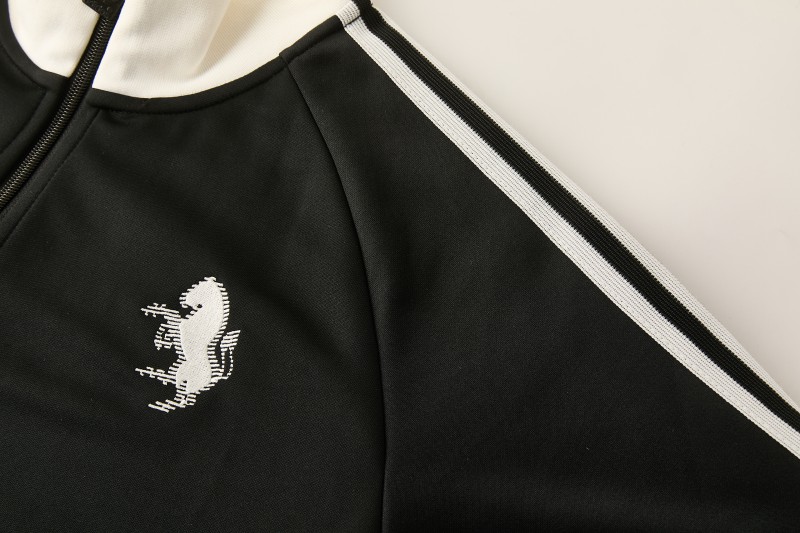 26/27 Juventus  Black Full Zipper Jacket Tracksuit + Long Pants
