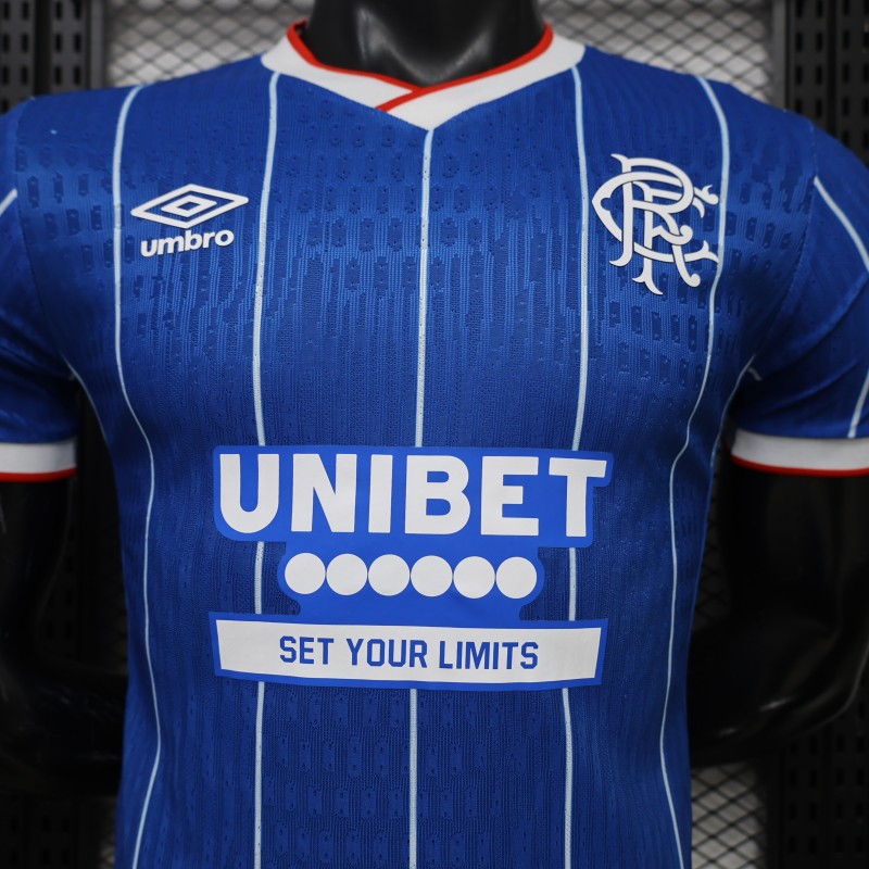 Player Version 26/27 Glasgow Rangers FC  Blue Jersey