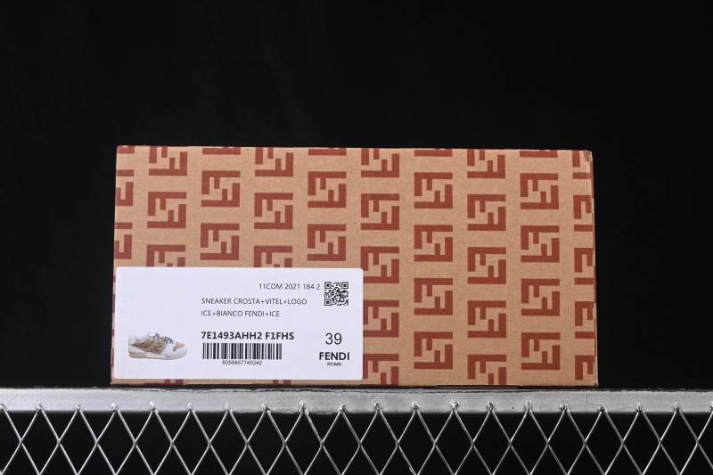 Fendi Match Round Toe Thick Sole Low-Top Casual Sneakers - AHH2F1FHS
