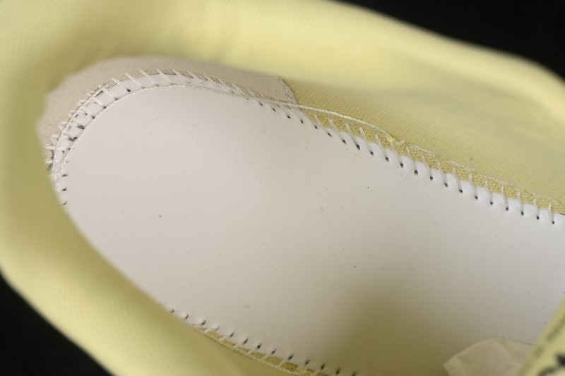 Off-White Out Of Office Low-Top Fashion Sneakers Lemon Green - AJD4