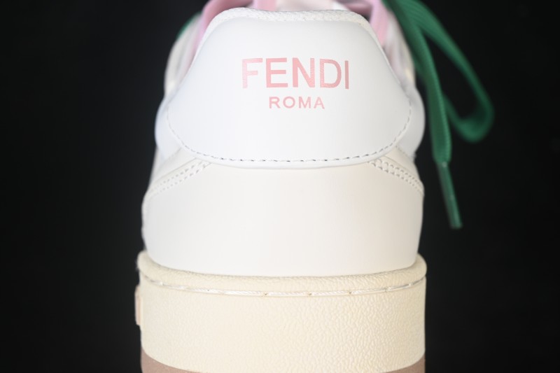 Fendi Match Round Toe Thick Sole Low-Top Casual Sneakers - AHH2F1FHS