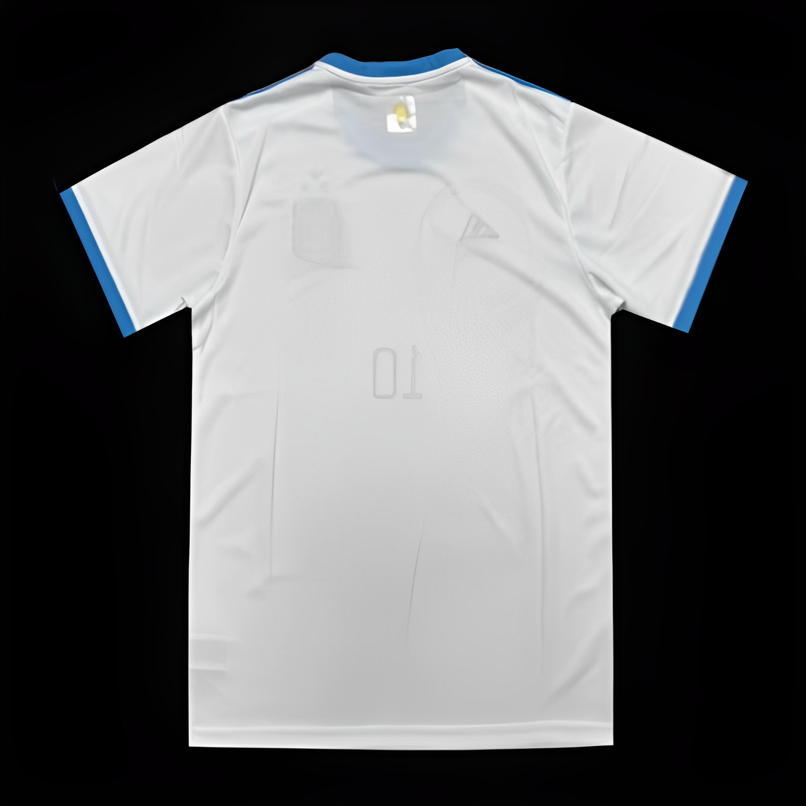 3 Stars Argentina White Training Jersey With Number 10 Printing