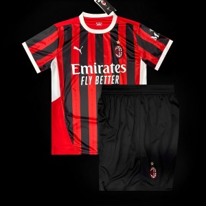 24/25 Kids AC Milan Home Jersey