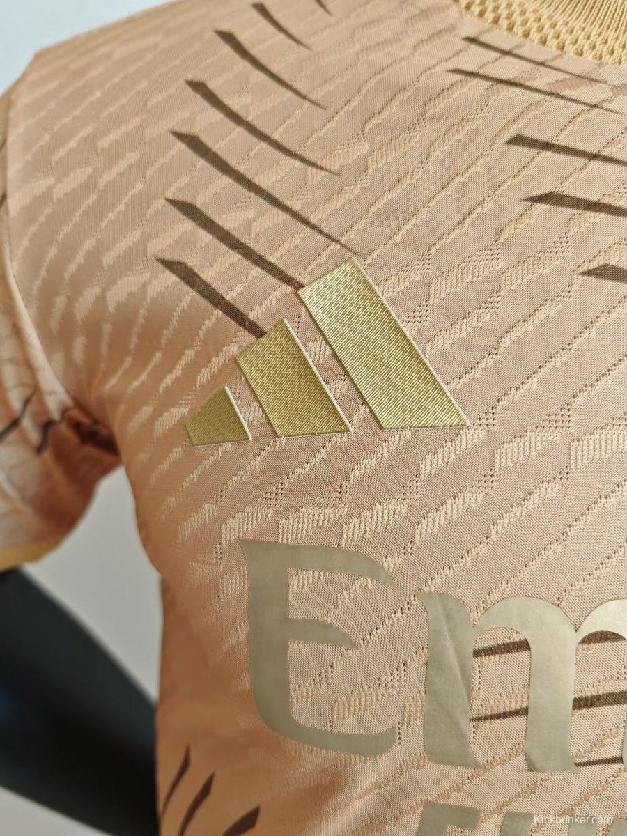 Player Version 24/25 Real Madrid Golden Special Jersey