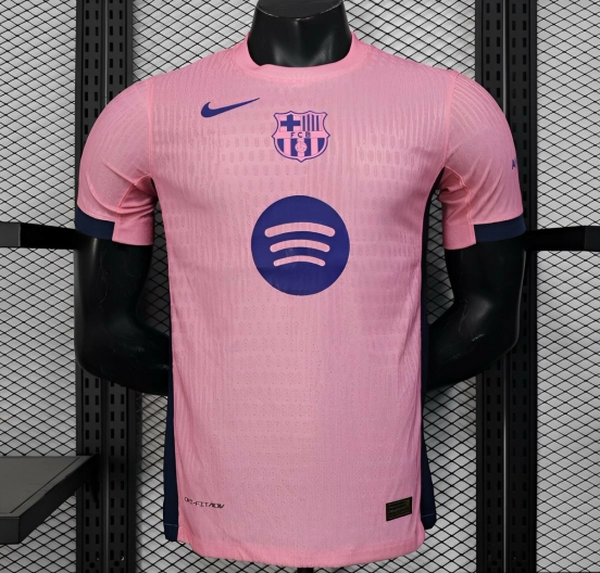 Player Version 25/26 FC Barcelona 125Th Anniversary Special Pink with Spotify Sponsor Jersey