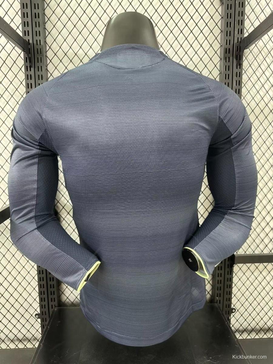 Player Version 25/26 Real Madrid Away Long Sleeve Jersey