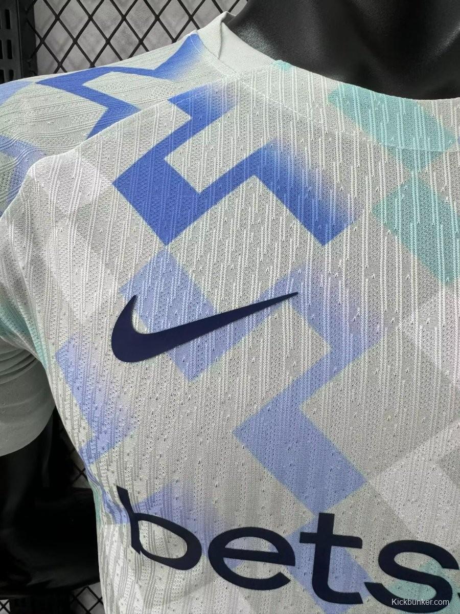 Player Version 25/26 Inter Milan Away White Jersey With Sponsor
