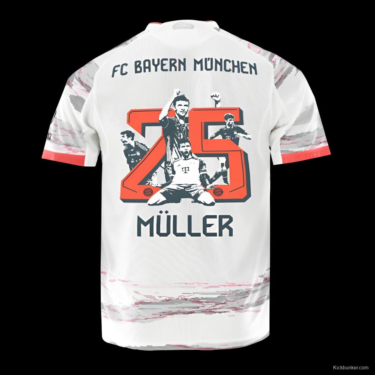 25/26 Bayern Munich Away Jersey Thomas Muller Limited Printing