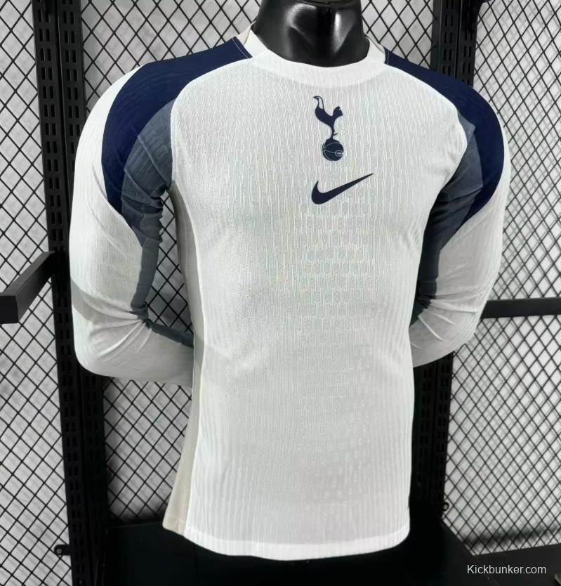 Player Version 25/26 Tottenham Hotspur Home Long Sleeve Jersey