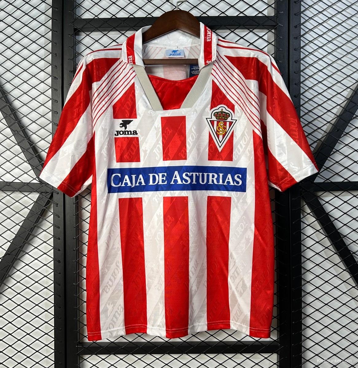 94/95 Retro Sporting Gijon Home Jersey