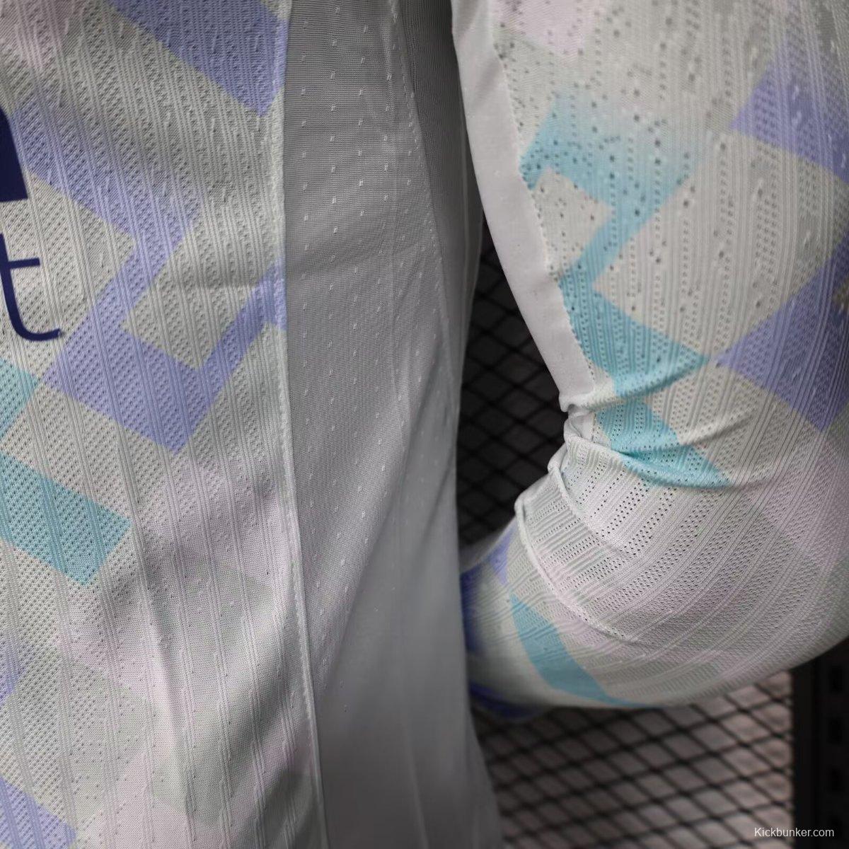 Player Version 25/26 Inter Milan Away WHITE Long Sleeve Jersey