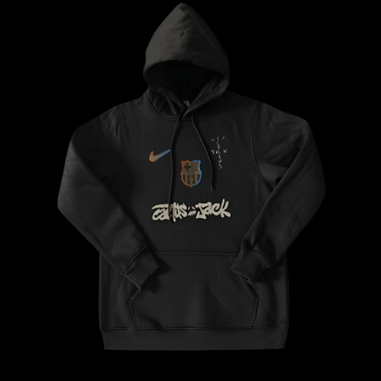 25/26 Barcelona Black Cactus Jack Hoodie -7 Colors