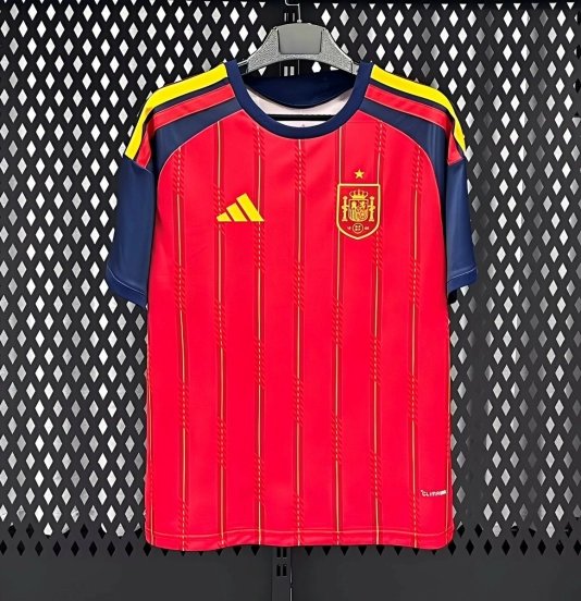 2026 Mens Spain World Cup Home Jersey