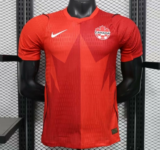 Player Version 2025 Canada Home Red Jersey