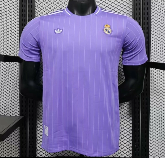 Player Version 25/26 Real Madrid Purple Adidas Original Jersey