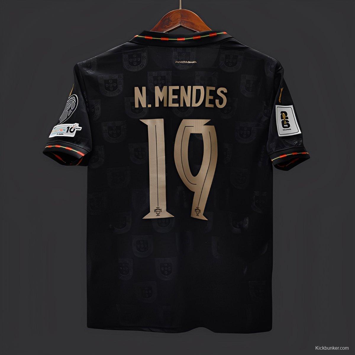 2026 Portugal WCQ Black Out Special Jersey With Full Patches
