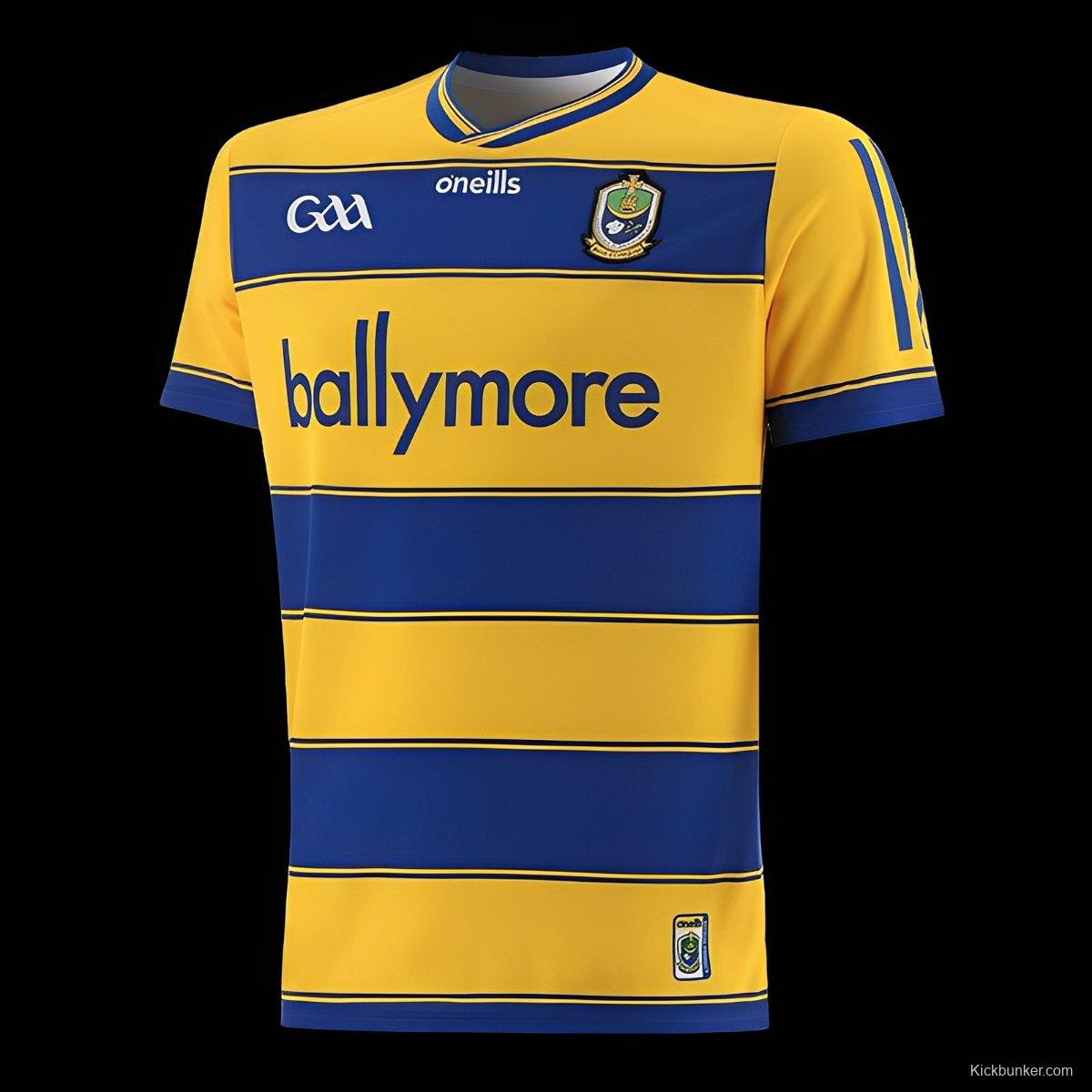 25/26 Roscommon GAA Yellow with Blue Hoops Home Jersey