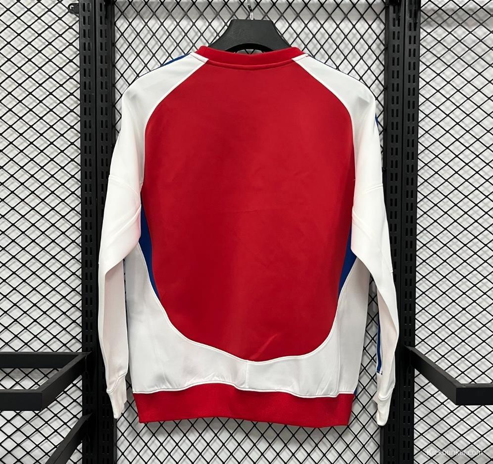 25/26 Arsenal FC Home Long Sleeve Training Sweatshirt