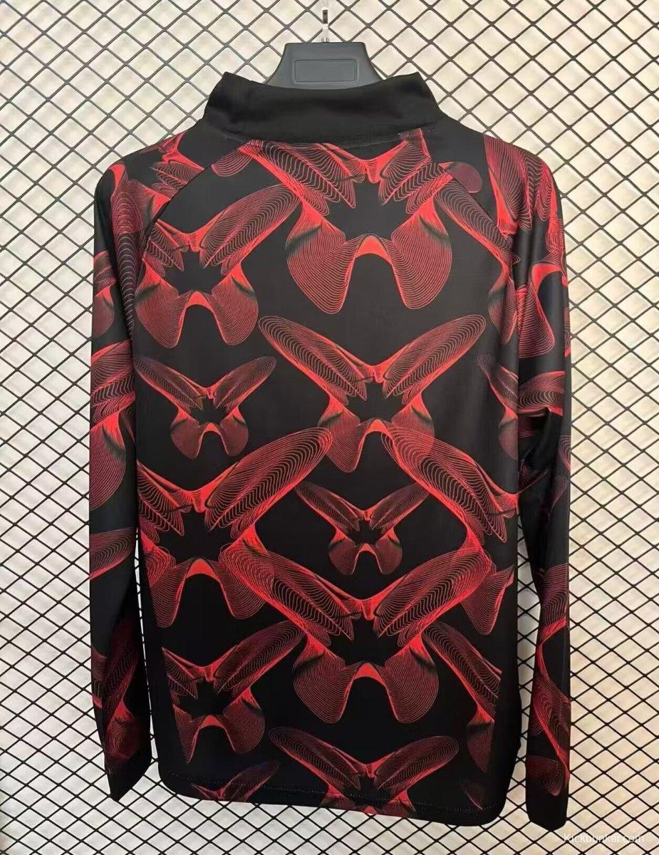 2026 Canada Black/Red Long Sleeve Goalkeeper Jersey