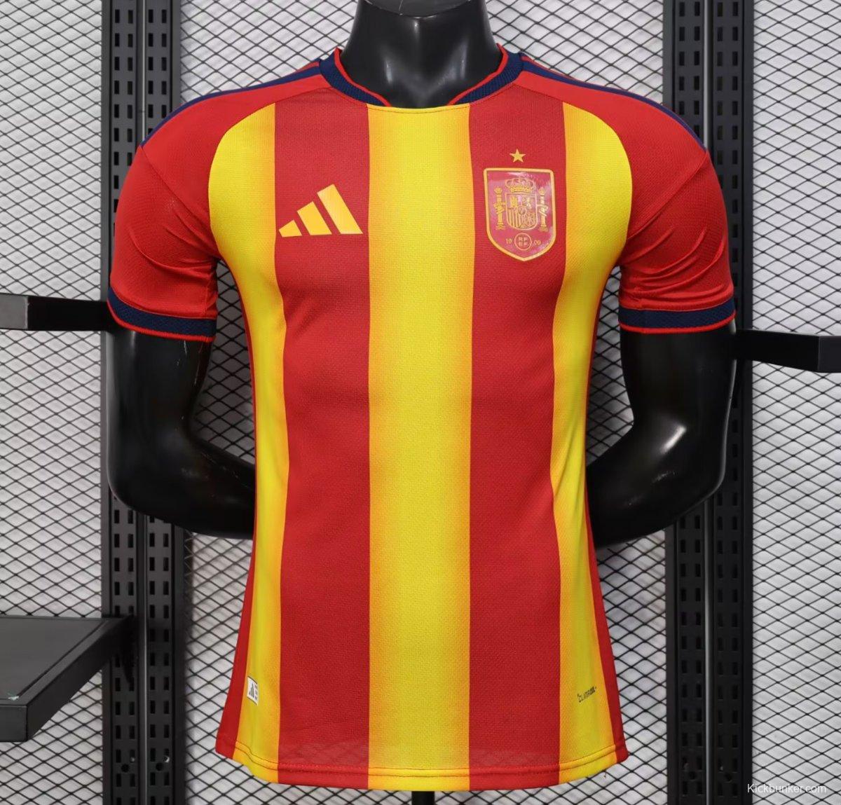 Player Version 2026 Spain Red/Yellow Pre-Match Jersey