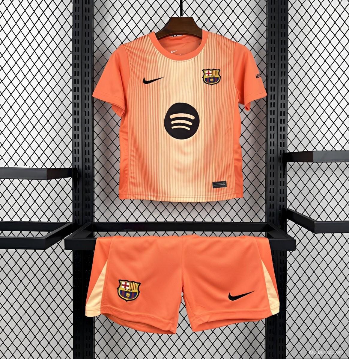 2025/26 Kids Barcelona Goalkeeper Kit