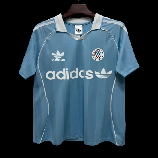 2026 Adidas Original Classic Three Stripes Blue Jersey