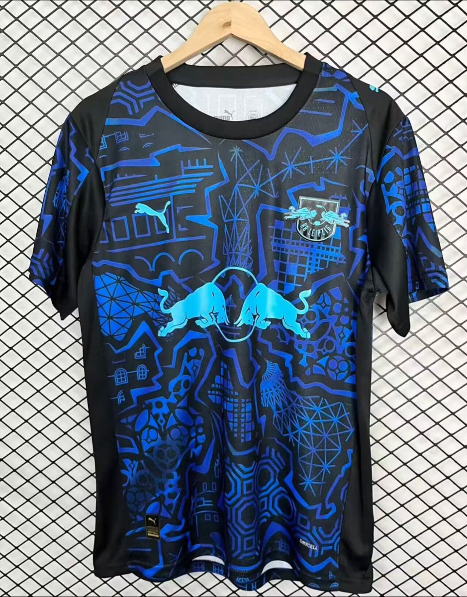 25/26 RB Leipzig Black / Blue / Sky blue Special Jersey