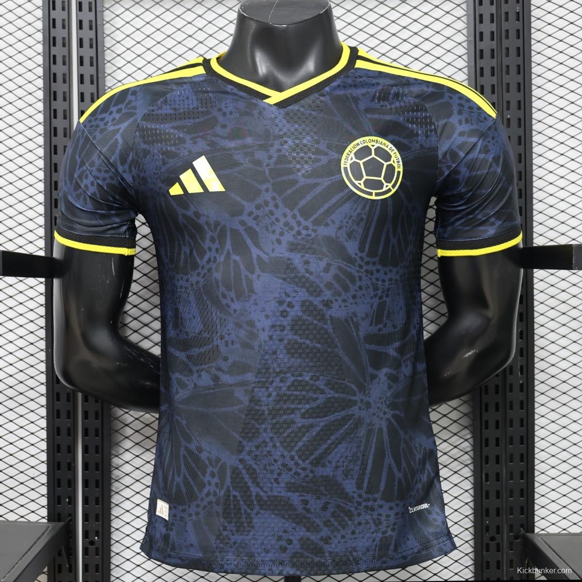 Player Version 26/27 Colombia Away  Navy Blue & Yellow Special Edition Jersey