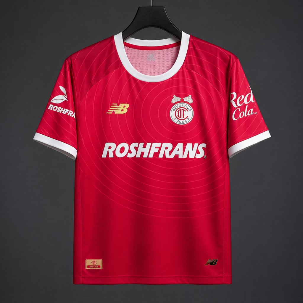 26/27 Toluca Red Special Edition "Bicampeón" Jersey